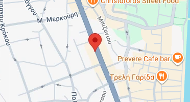 Location of business on map