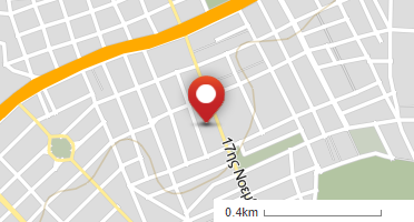 Location of business on map