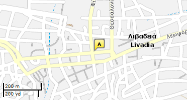Location of business on map