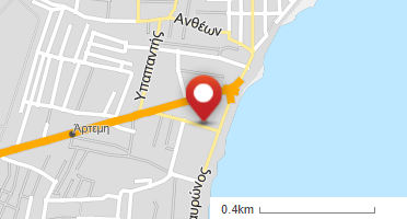 Location of business on map