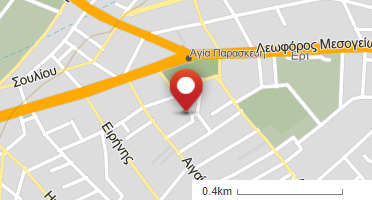 Location of business on map