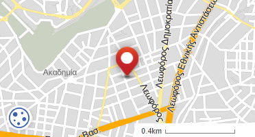 Location of business on map
