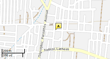 Location of business on map