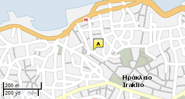 Location of business on map