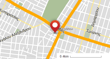 Location of business on map