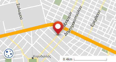 Location of business on map