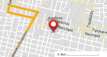 Location of business on map