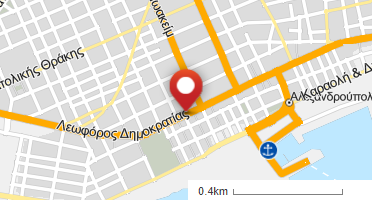 Location of business on map