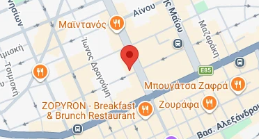 Location of business on map