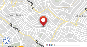 Location of business on map