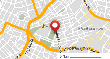 Location of business on map