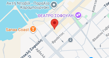 Location of business on map