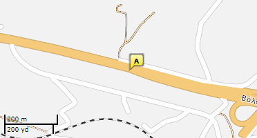 Location of business on map