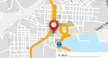 Location of business on map