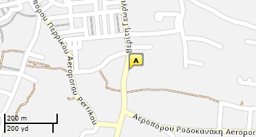 Location of business on map