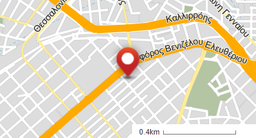 Location of business on map