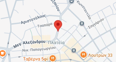 Location of business on map