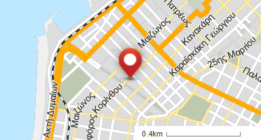 Location of business on map