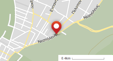 Location of business on map