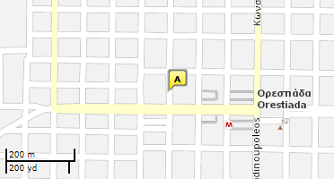 Location of business on map
