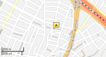 Location of business on map