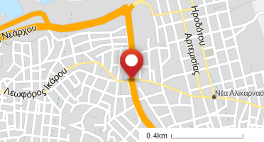 Location of business on map
