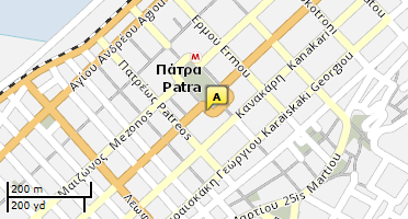 Location of business on map