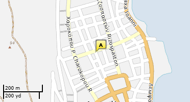 Location of business on map