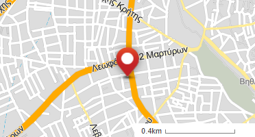 Location of business on map