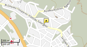 Location of business on map