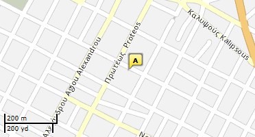 Location of business on map