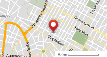 Location of business on map