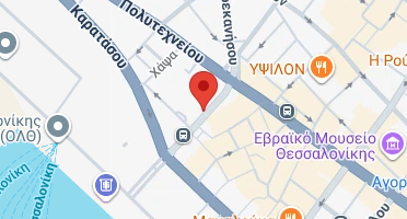 Location of business on map