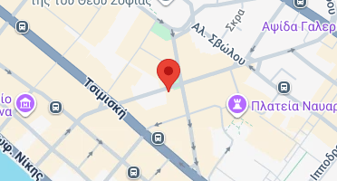 Location of business on map