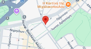 Location of business on map