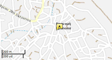 Χάρτης και σημείο της επιχείρησης