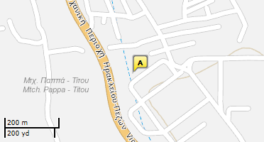 Location of business on map