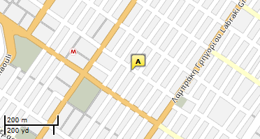 Location of business on map