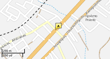 Location of business on map