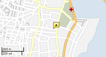Location of business on map