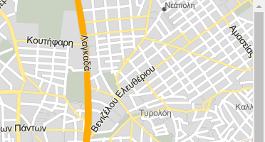 Location of business on map