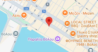 Location of business on map