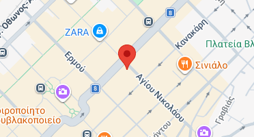 Location of business on map