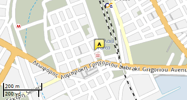 Χάρτης και σημείο της επιχείρησης