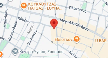 Location of business on map