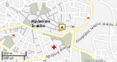 Location of business on map