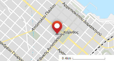 Location of business on map