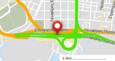 Location of business on map