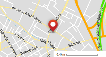 Location of business on map