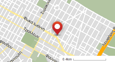 Location of business on map